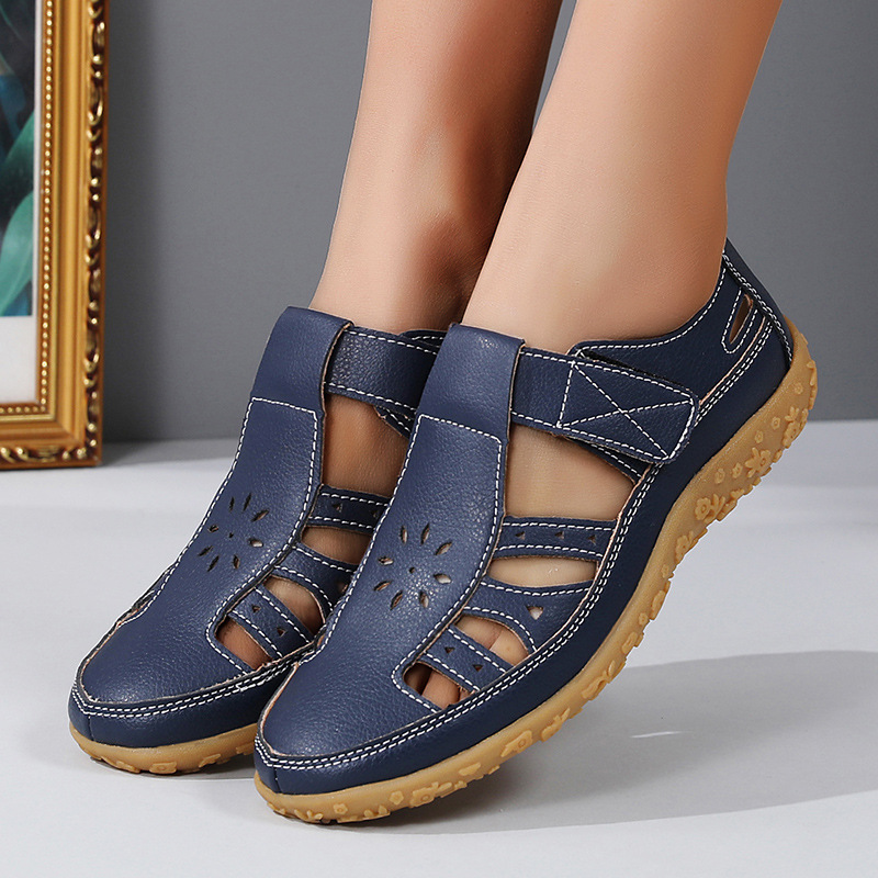 Luftige Komfort-Klettsandalen für Damen