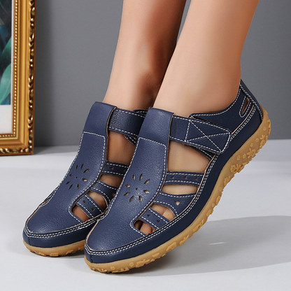 Luftige Komfort-Klettsandalen für Damen