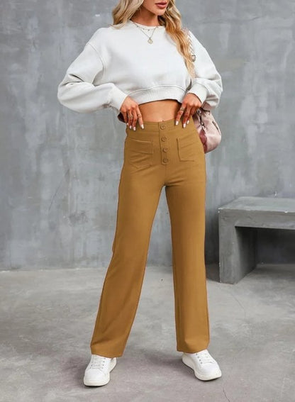 KomfortPlus™ - Lässige Stretch-Hose mit hoher Taille für Frauen