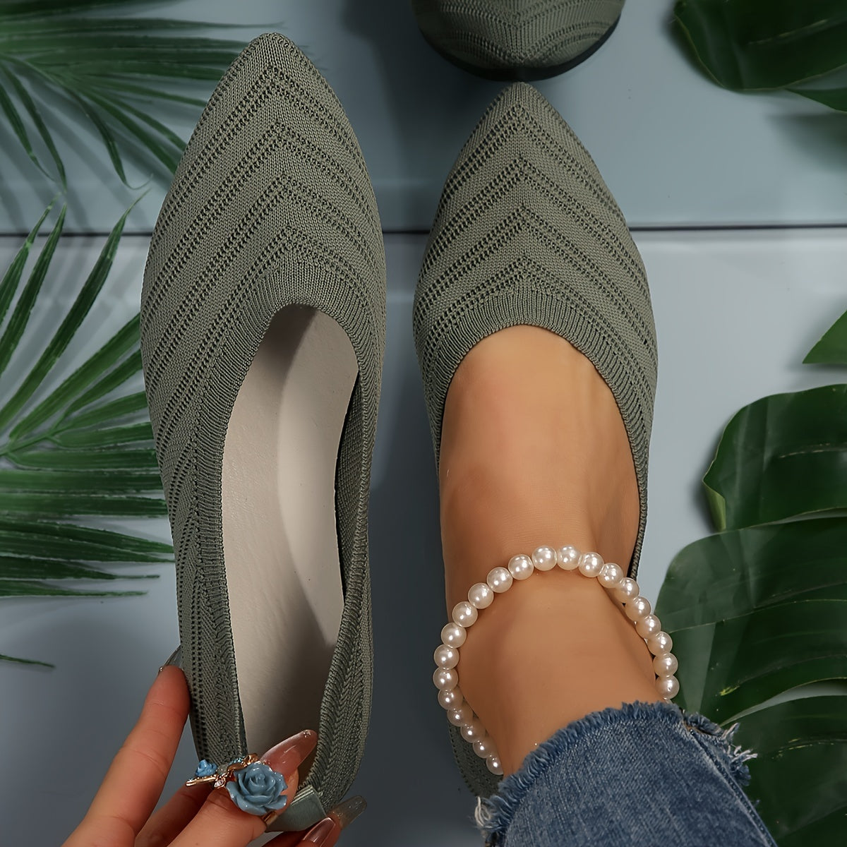 Damen Sommer Ballerinaschuhe | Barfuss