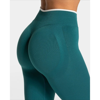 Elastische Yogahose für Damen hoher Bund