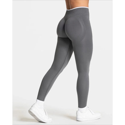 Elastische Yogahose für Damen hoher Bund