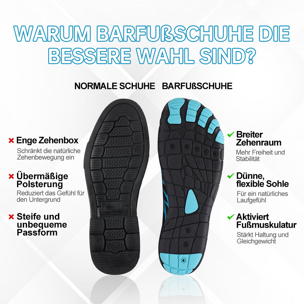 Barfussschuhe: Ergonomisch, Schmerzlindernd Und Wasserdicht
