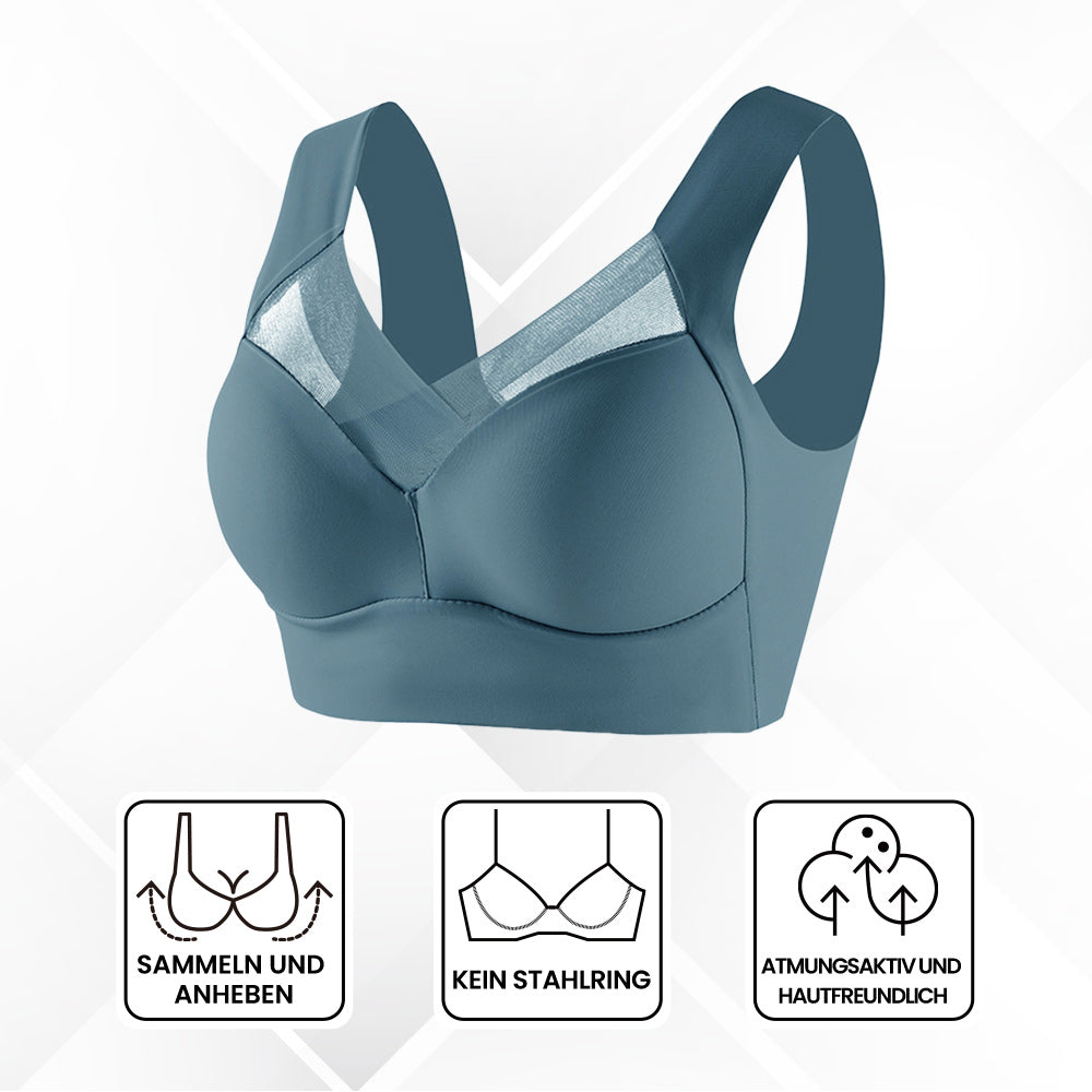 Nahtlose Brustunterstützung, Bequemer Bh, Ergonomisches Design, Kein Stahlring