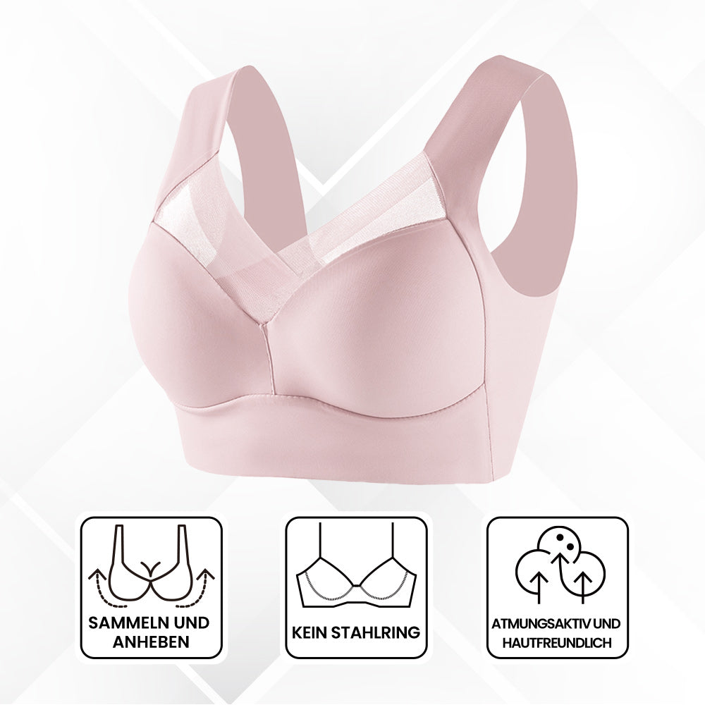 Nahtlose Brustunterstützung, Bequemer Bh, Ergonomisches Design, Kein Stahlring