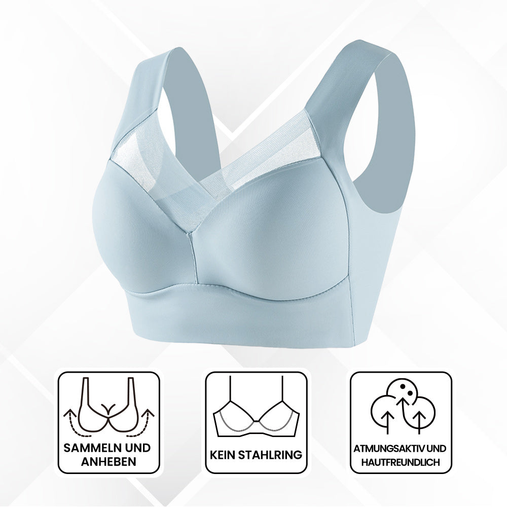 Nahtlose Brustunterstützung, Bequemer Bh, Ergonomisches Design, Kein Stahlring