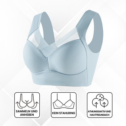 Nahtlose Brustunterstützung, Bequemer Bh, Ergonomisches Design, Kein Stahlring