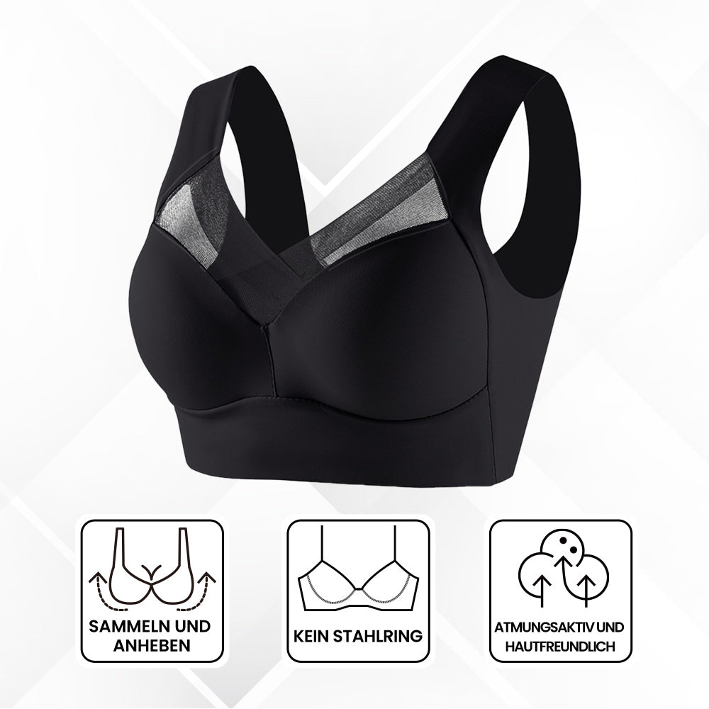 Nahtlose Brustunterstützung, Bequemer Bh, Ergonomisches Design, Kein Stahlring