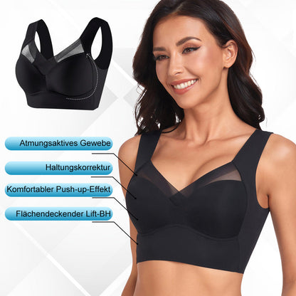 Nahtlose Brustunterstützung, Bequemer Bh, Ergonomisches Design, Kein Stahlring