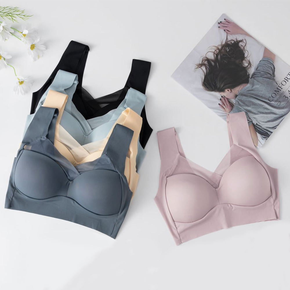 Nahtlose Brustunterstützung, Bequemer Bh, Ergonomisches Design, Kein Stahlring