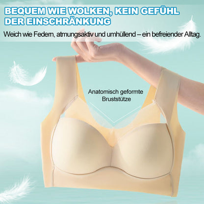 Nahtlose Brustunterstützung, Bequemer Bh, Ergonomisches Design, Kein Stahlring