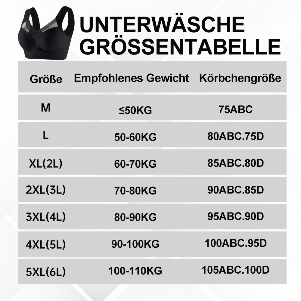 Nahtlose Brustunterstützung, Bequemer Bh, Ergonomisches Design, Kein Stahlring