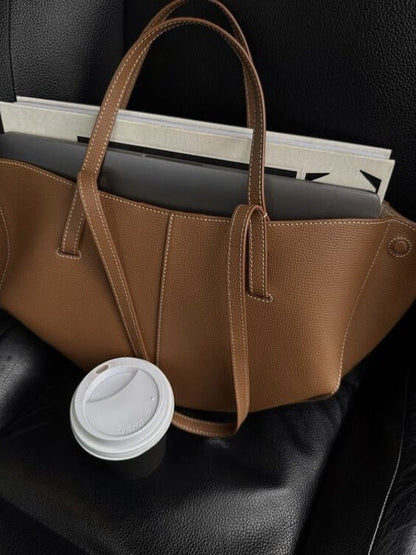 Vintage Tote Bag Damen: Geräumig, Umhängetasche, Leder
