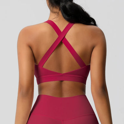 Sexy Yoga Sport-BH für Damen - Push-Up Fitness