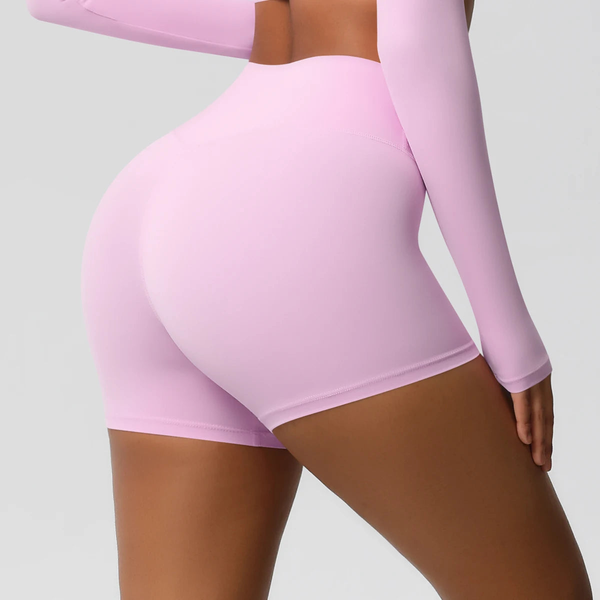 Damen Yoga-Shorts Hohe Taille Bauchkontrolle