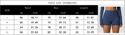 Damen Yoga-Shorts Hohe Taille Bauchkontrolle