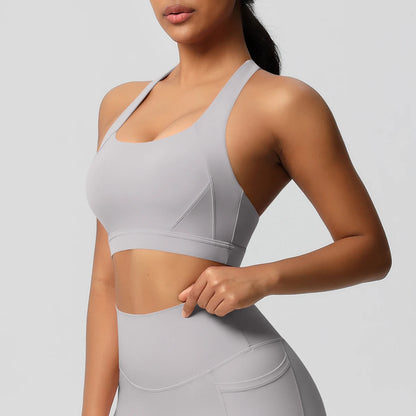 Sexy Yoga Sport-BH für Damen - Push-Up Fitness
