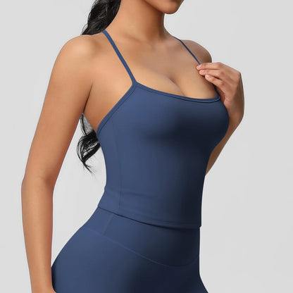 Frauen Fitness Yoga Bhs Sexy Sling Schönheit Zurück Fitness Push-Up Sport Frauen Unterwäsche Lauf Crop Top Yoga Kleidung