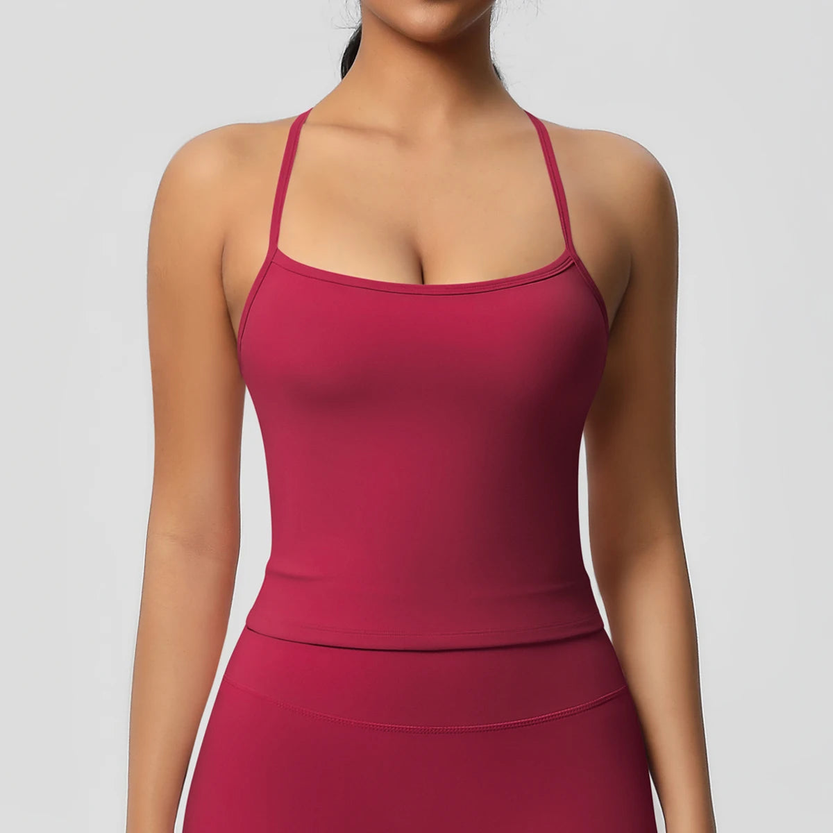 Frauen Fitness Yoga Bhs Sexy Sling Schönheit Zurück Fitness Push-Up Sport Frauen Unterwäsche Lauf Crop Top Yoga Kleidung