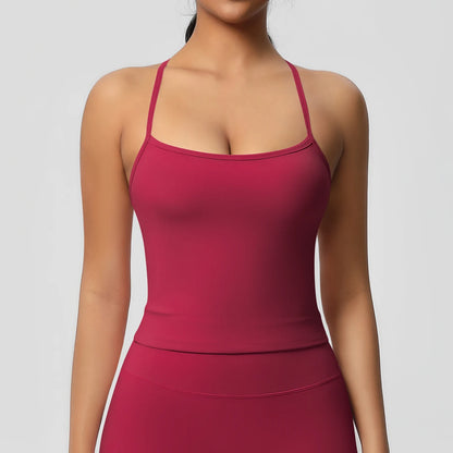 Frauen Fitness Yoga Bhs Sexy Sling Schönheit Zurück Fitness Push-Up Sport Frauen Unterwäsche Lauf Crop Top Yoga Kleidung