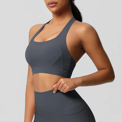 Sexy Yoga Sport-BH für Damen - Push-Up Fitness