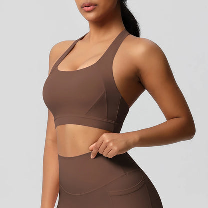 Sexy Yoga Sport-BH für Damen - Push-Up Fitness
