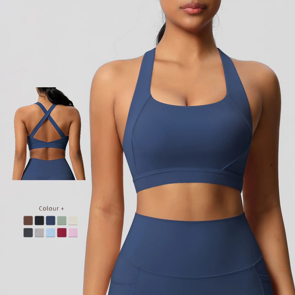 Sexy Yoga Sport-BH für Damen - Push-Up Fitness