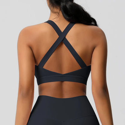 Sexy Yoga Sport-BH für Damen - Push-Up Fitness