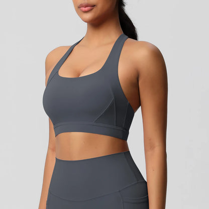 Sexy Yoga Sport-BH für Damen - Push-Up Fitness