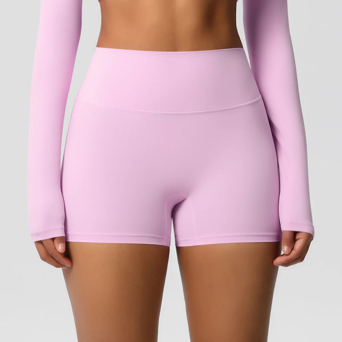Damen Yoga-Shorts Hohe Taille Bauchkontrolle