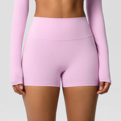 Damen Yoga-Shorts Hohe Taille Bauchkontrolle