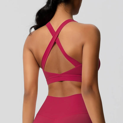 Sexy Yoga Sport-BH für Damen - Push-Up Fitness