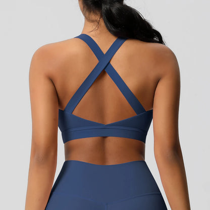 Sexy Yoga Sport-BH für Damen - Push-Up Fitness