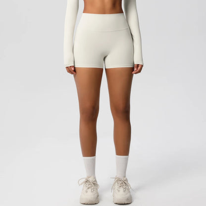 Damen Yoga-Shorts Hohe Taille Bauchkontrolle