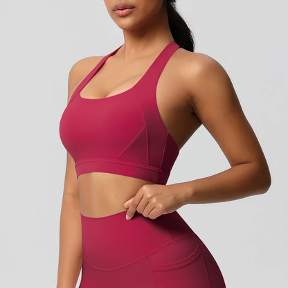 Sexy Yoga Sport-BH für Damen - Push-Up Fitness