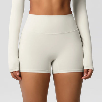 Damen Yoga-Shorts Hohe Taille Bauchkontrolle