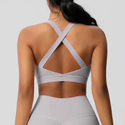 Sexy Yoga Sport-BH für Damen - Push-Up Fitness