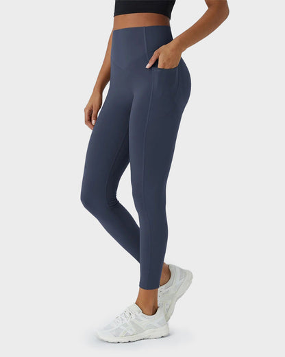Po-Lifting Leggings mit Bauchkontrolle und Taschen