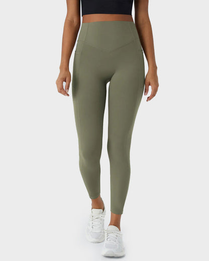 Po-Lifting Leggings mit Bauchkontrolle und Taschen