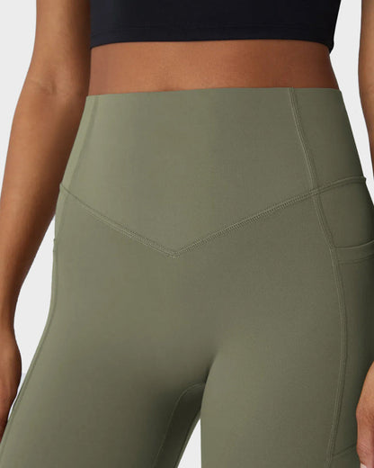 Po-Lifting Leggings mit Bauchkontrolle und Taschen