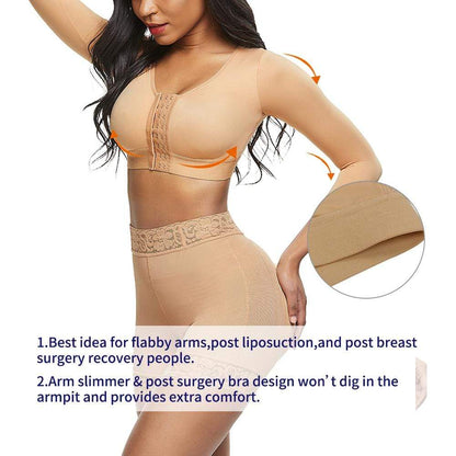 Arm Compression Shaper Sport-BH Shapewear mit Front-Haken