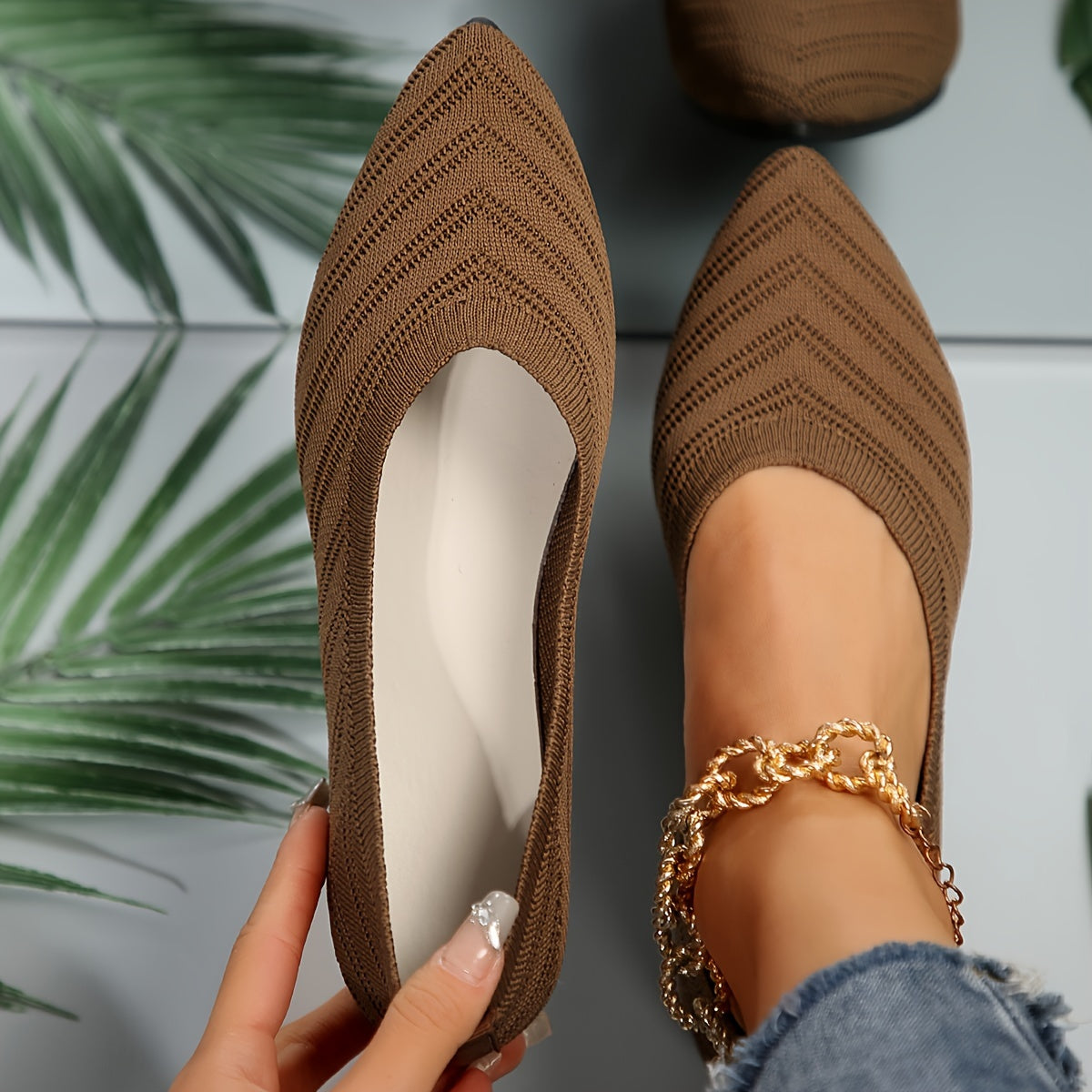 Damen Sommer Ballerinaschuhe | Barfuss