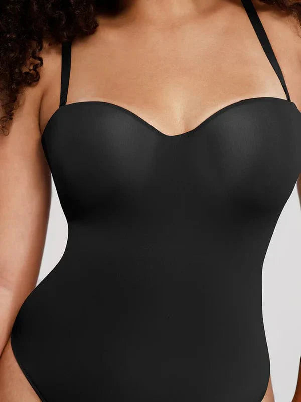 Trägerloser Unterwired Einteiler Bauchkontrolle Bodysuit Shapewear