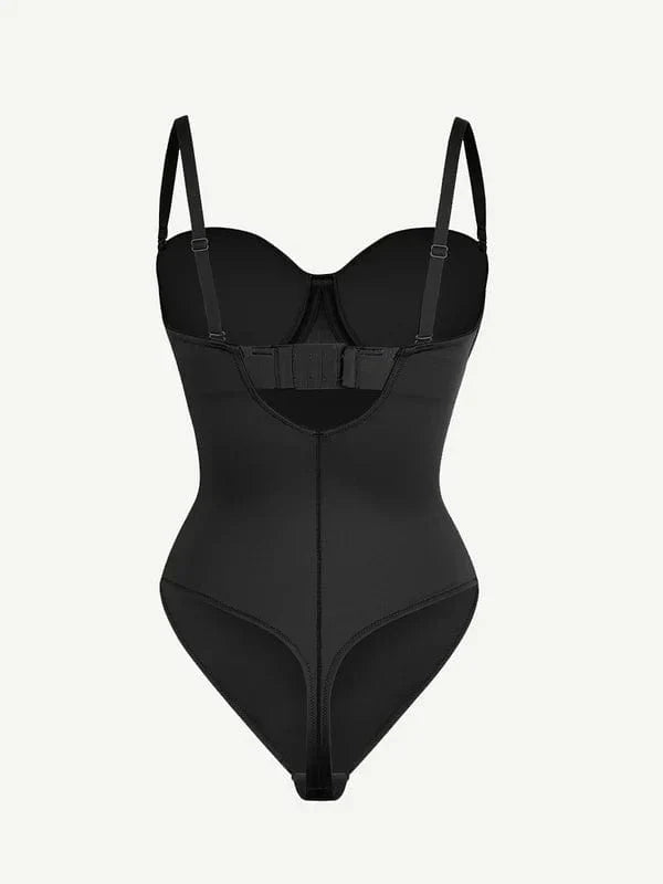 Trägerloser Unterwired Einteiler Bauchkontrolle Bodysuit Shapewear