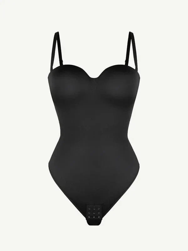 Trägerloser Unterwired Einteiler Bauchkontrolle Bodysuit Shapewear