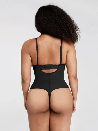 Trägerloser Unterwired Einteiler Bauchkontrolle Bodysuit Shapewear