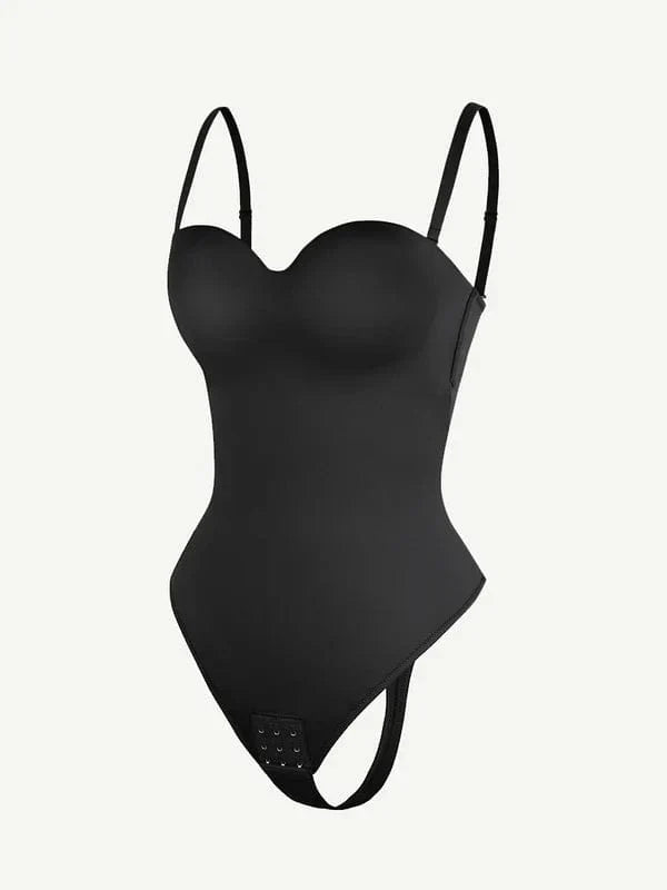 Trägerloser Unterwired Einteiler Bauchkontrolle Bodysuit Shapewear