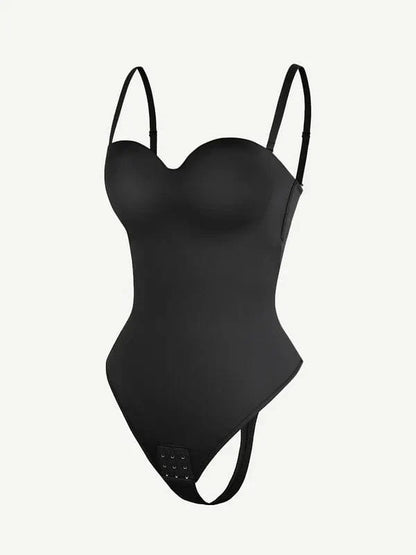 Trägerloser Unterwired Einteiler Bauchkontrolle Bodysuit Shapewear