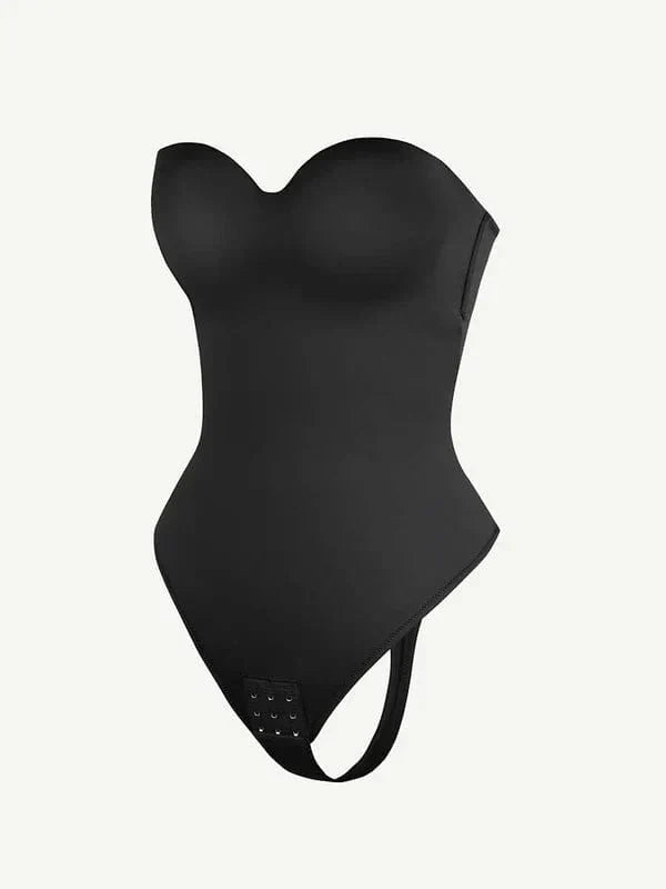 Trägerloser Unterwired Einteiler Bauchkontrolle Bodysuit Shapewear