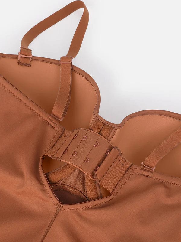 Trägerloser Unterwired Einteiler Bauchkontrolle Bodysuit Shapewear